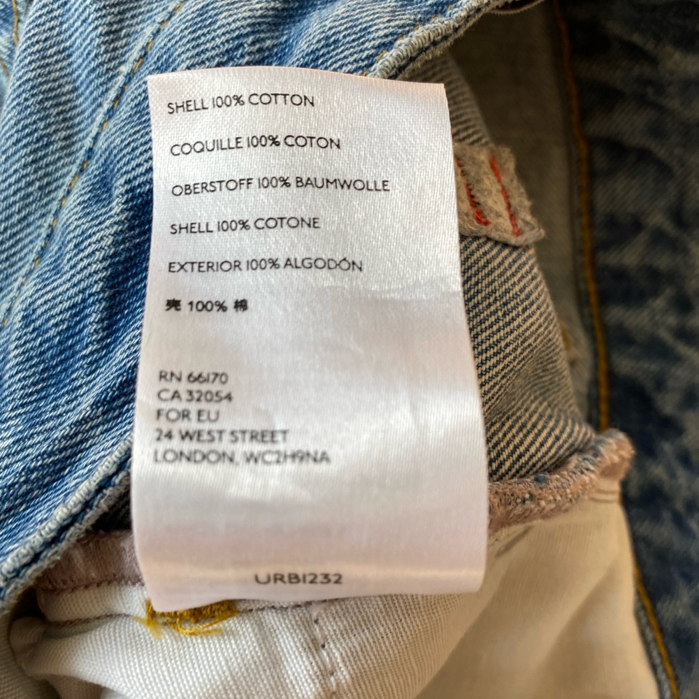 EUC BDG Washed Indigo Ripped Mom Jeans - Picture 12 of 16